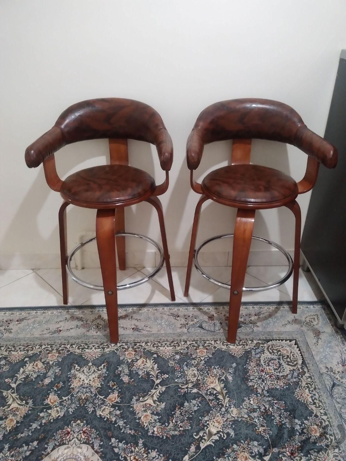 دو عدد صندلی گردون|صندلی و نیمکت|تهران, شمیران‌نو|دیوار