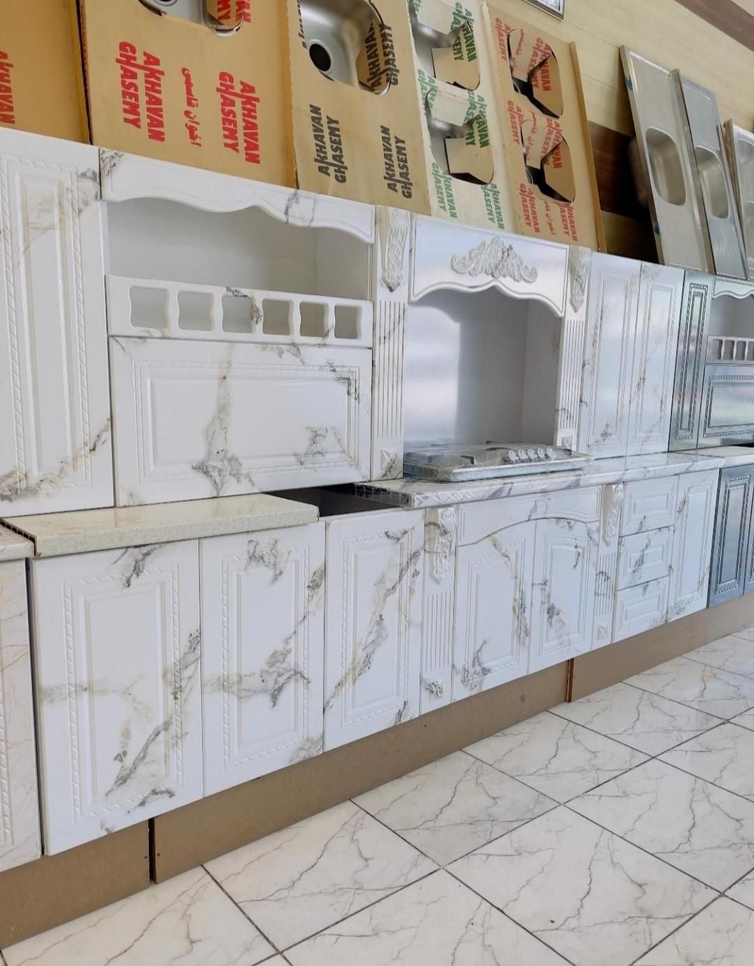 کابینت آشپزخانه ۳ متری ۵ متری چوبی کد(۹۹۷)|مصالح و تجهیزات ساختمان|بندر ترکمن, |دیوار