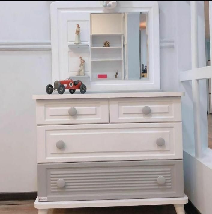 سرویس خواب نوزاد نوجوان تخت درآور کمدویترین|تخت و سرویس خواب|همدان, |دیوار