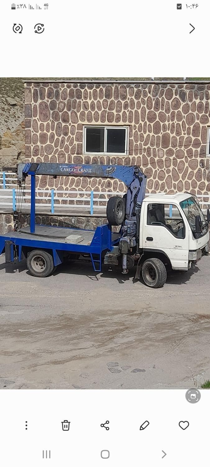 جرثقیل ۴تن دکل بلندو امداد خودرو دودیفرانسیل سبلان|خدمات حمل و نقل|مشگین شهر, |دیوار