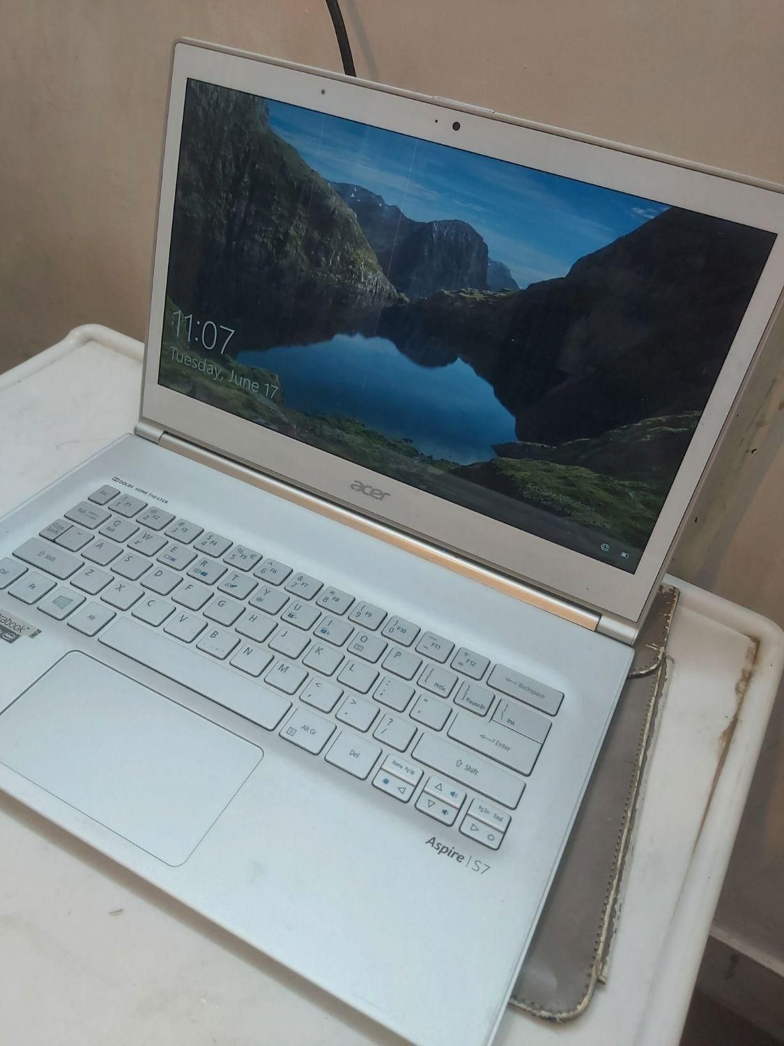 لپتاپ الترا بوک باریک   ssd  i7  یک ترا|رایانه همراه|تهران, دولت‌آباد|دیوار