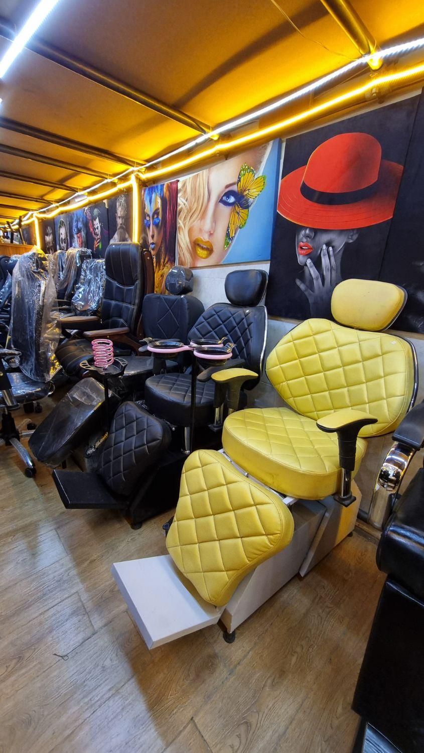 صندلی اصلاح زنانه و مردانه بندابرو صندلی پدالی|آرایشگاه و سالنهای زیبایی|گرگان, |دیوار