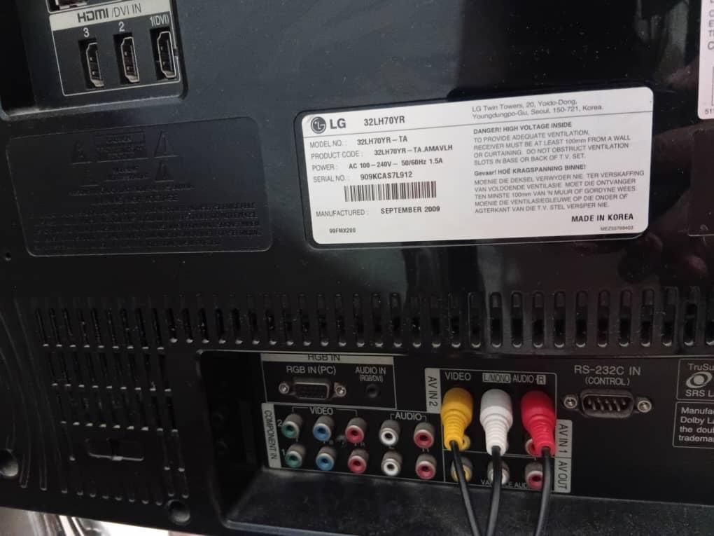تلویزیون 32 اینچ LG|تلویزیون و پروژکتور|پردیس, |دیوار