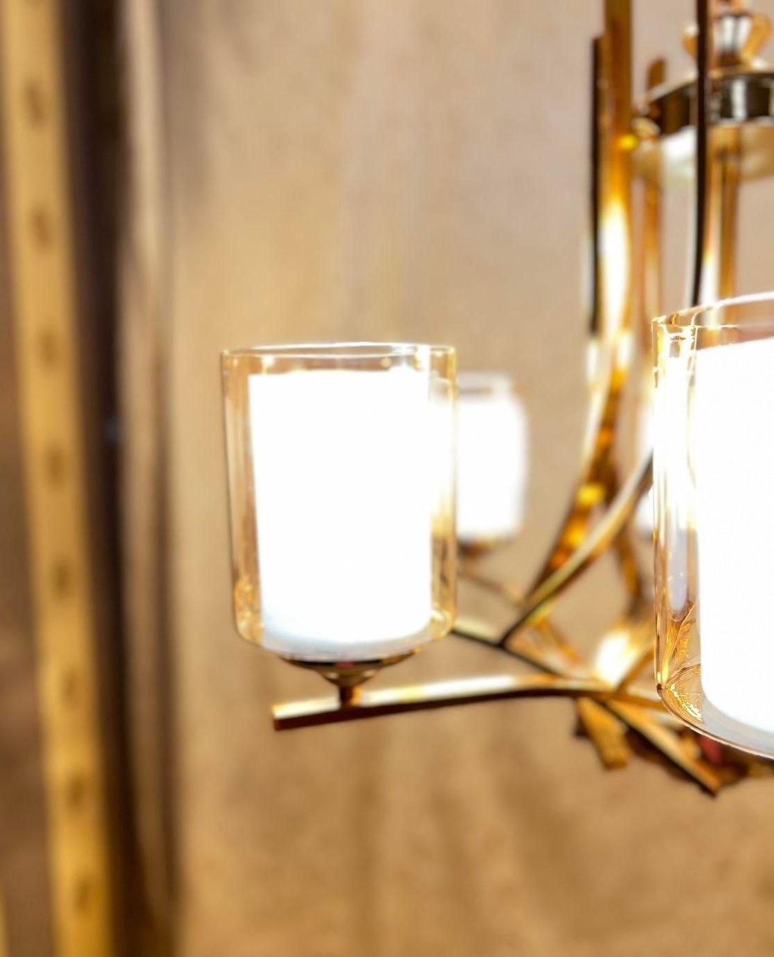 لوستر مدرن مدل پیچک|لوستر و چراغ آویز|کرج, حصارک بالا|دیوار