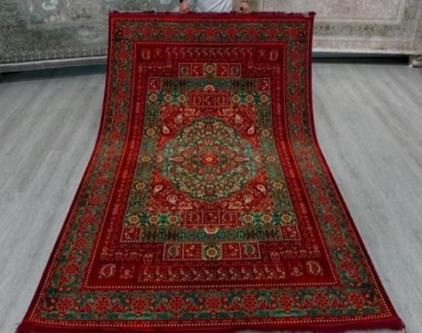 فرش اسطوره  سنتی|فرش|شیراز, ریشمک|دیوار
