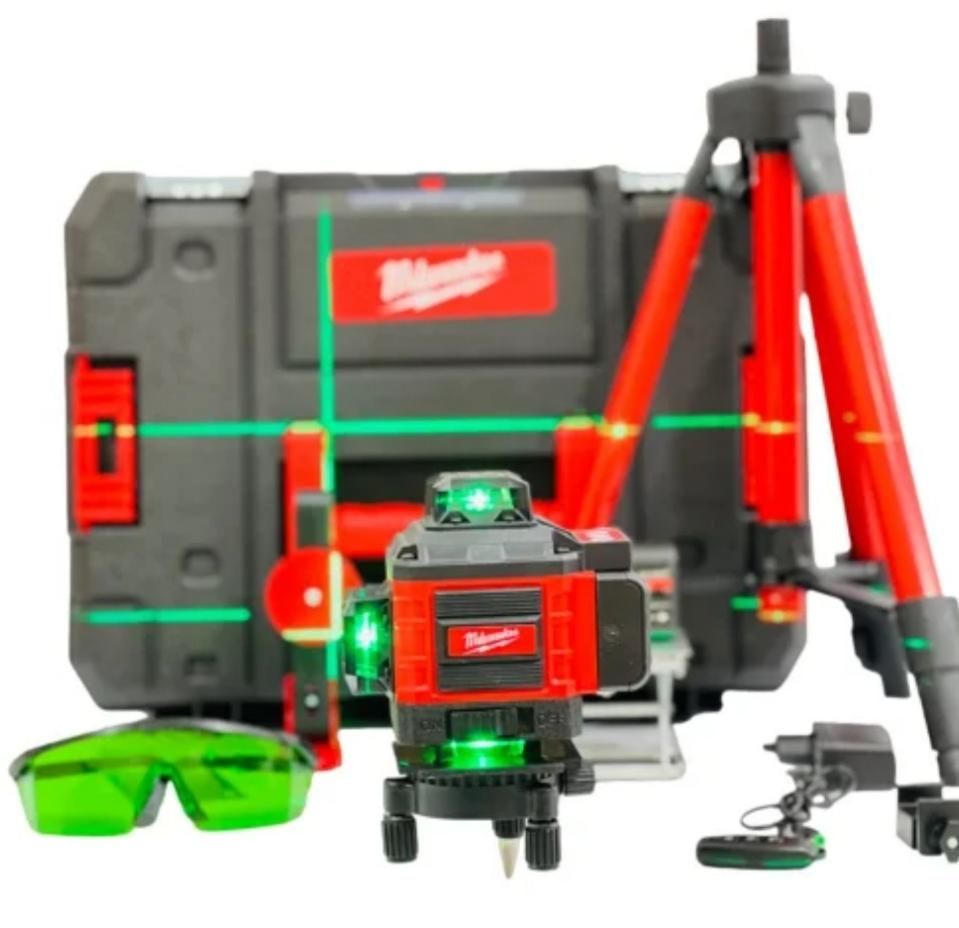 تراز لیزری 360 کنترل میلواکی با لوازم کامل|ابزارآلات|اصفهان, کشاورزی|دیوار