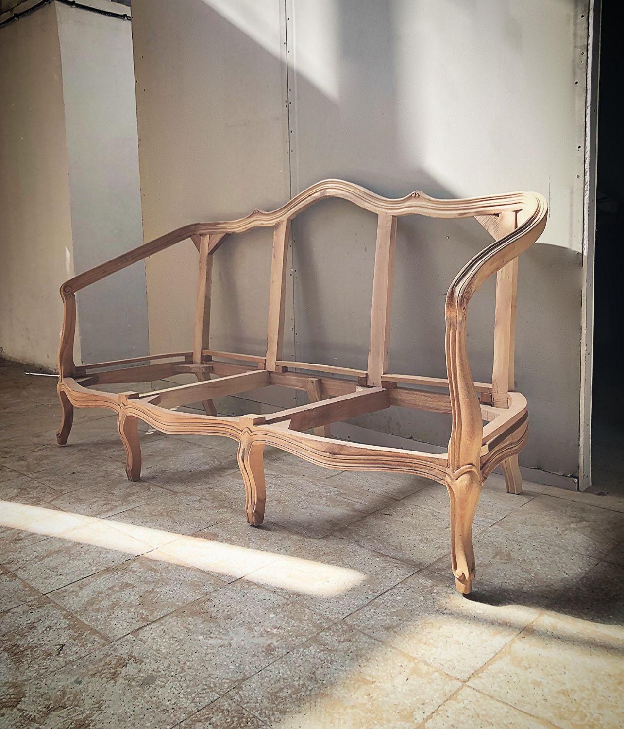 مبل کلاسیک فرانسوی کلاف خام|مبلمان خانگی و میز عسلی|پردیس, |دیوار