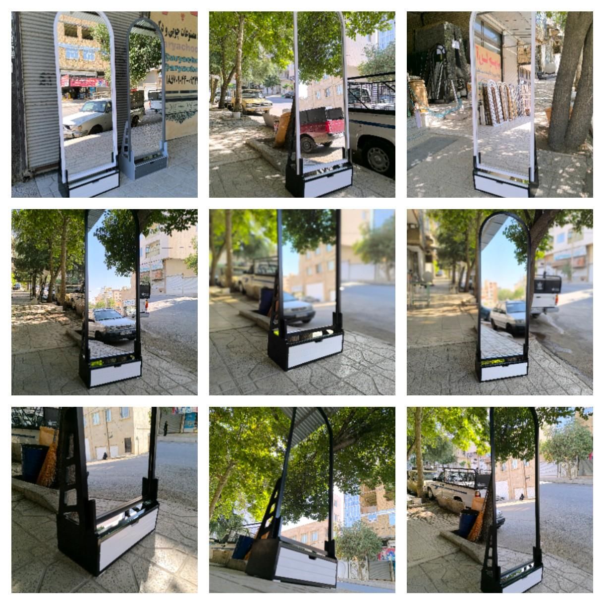 آینه دکوراتیو U|آینه|تبریز, |دیوار