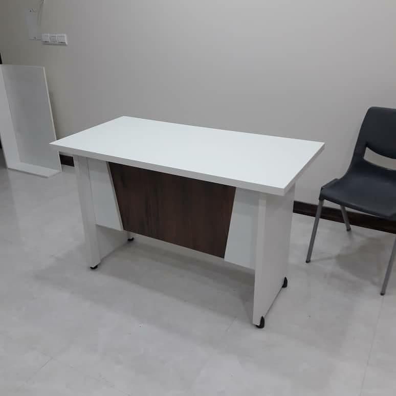 میز کارمندی پنل سه خط 120*60 دو کشو ریل ساچمه ای|دفتر کار|کرج, چهارصد دستگاه|دیوار