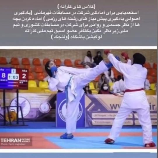 کلاس های کاراته|خدمات آموزشی|تهران, ولنجک|دیوار