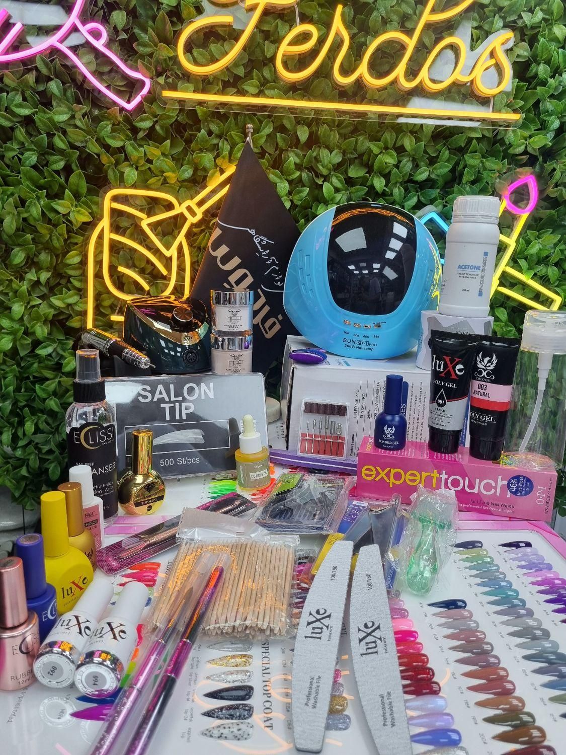 پک لوازم کاشت ناخن/سوهان برقی/یووی /کیف|آرایشی، بهداشتی، درمانی|تبریز, |دیوار