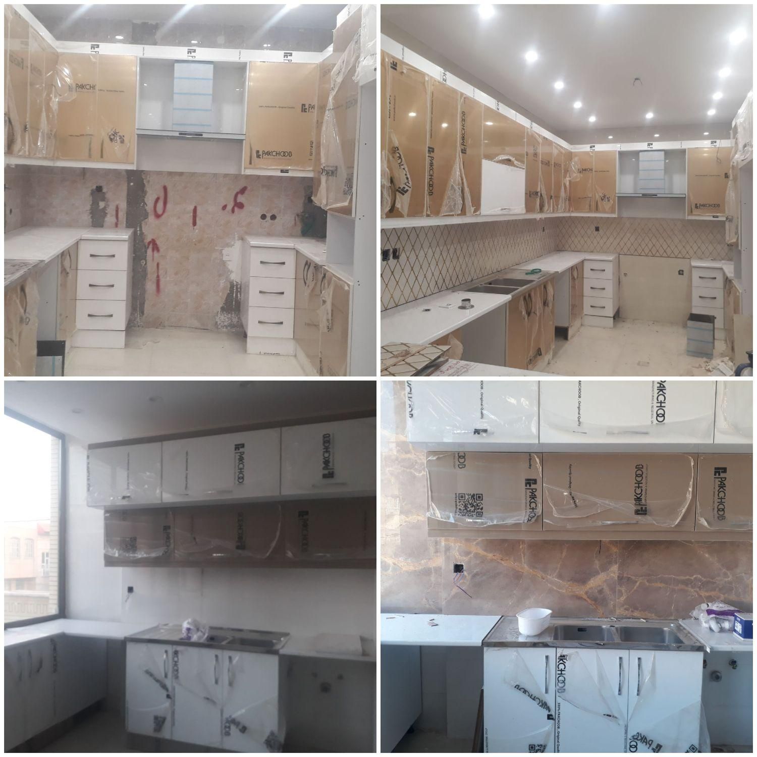 کاشی کار کاشیکاری بین کابینت کف وبدنه|خدمات پیشه و مهارت|قم, زنبیل آباد|دیوار