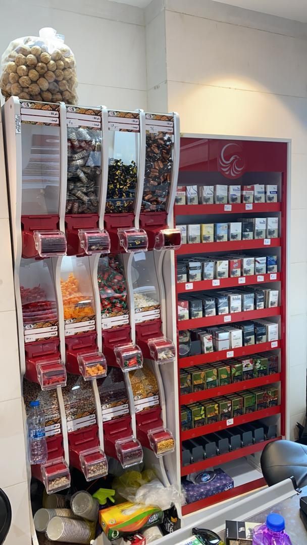 قفسه مکانیزه استند خشکبار قفسه اجیل|فروشگاه و مغازه|ساری, |دیوار