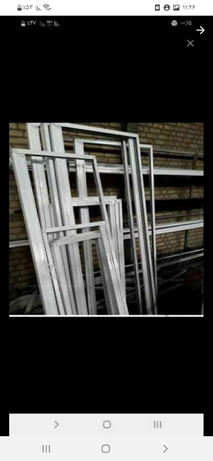 فروش پنجره upvc دوجداره با شیشه توری پلیسه|مصالح و تجهیزات ساختمان|قائم‌شهر, |دیوار
