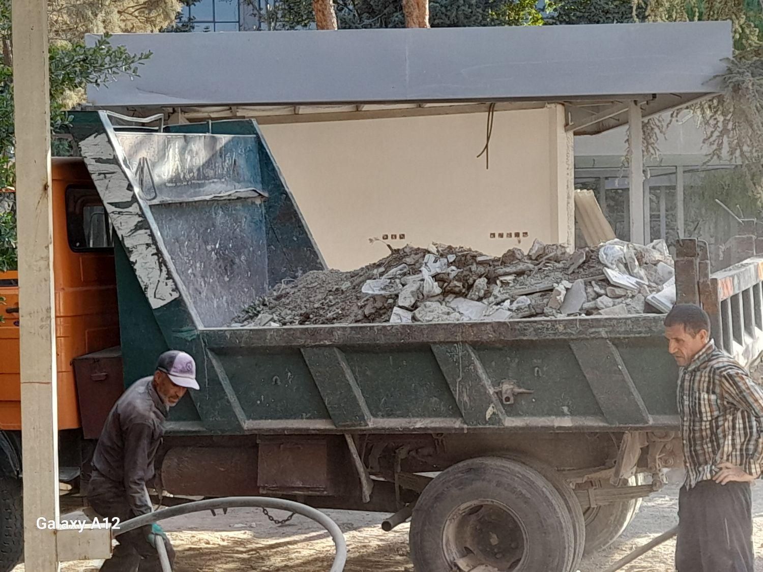 حمل نخاله با خاور و بابکت و کارگر|خدمات حمل و نقل|کرج, حصارک بالا|دیوار