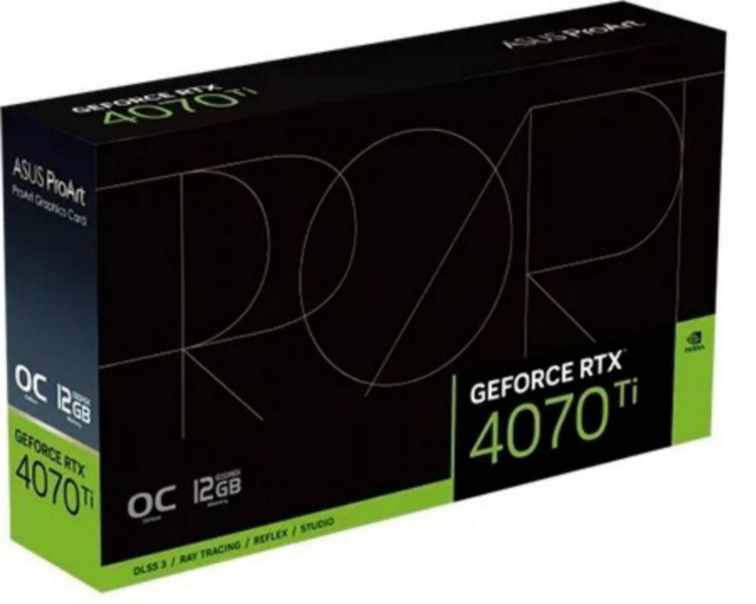 ASUS 4070 TI PROART کارت گرافیک نو پلمپ کارتن|قطعات و لوازم جانبی رایانه|کرج, احدآباد|دیوار
