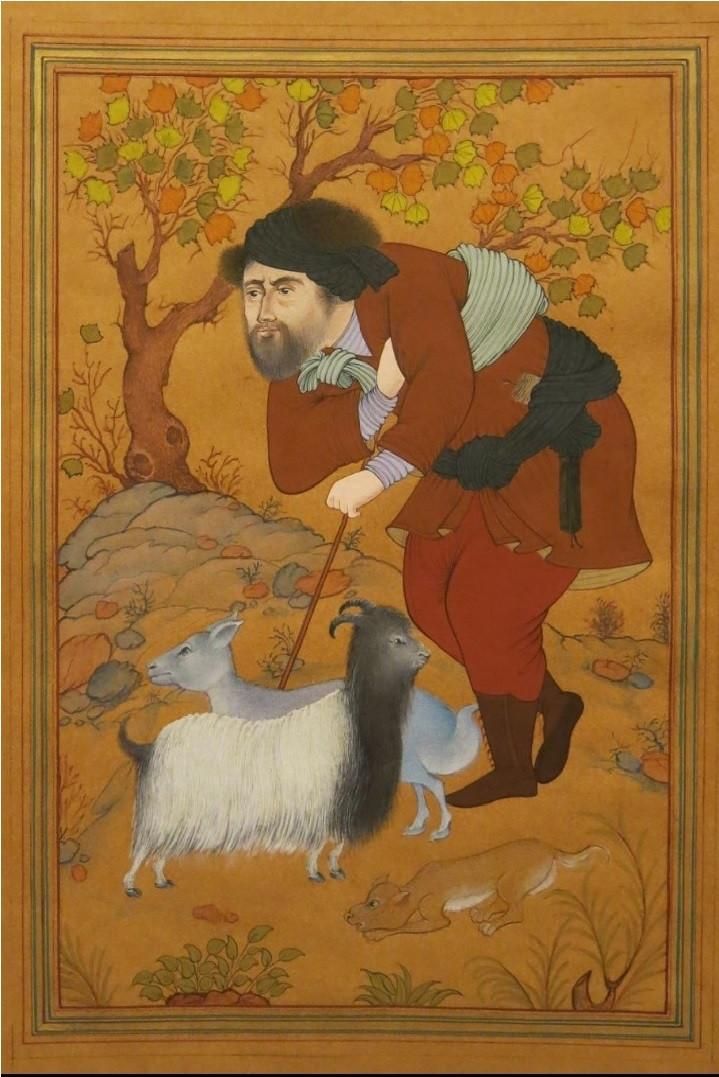 تابلو مینیاتور درویش چوپان|تابلو، نقاشی، عکس|تهران, آجودانیه|دیوار