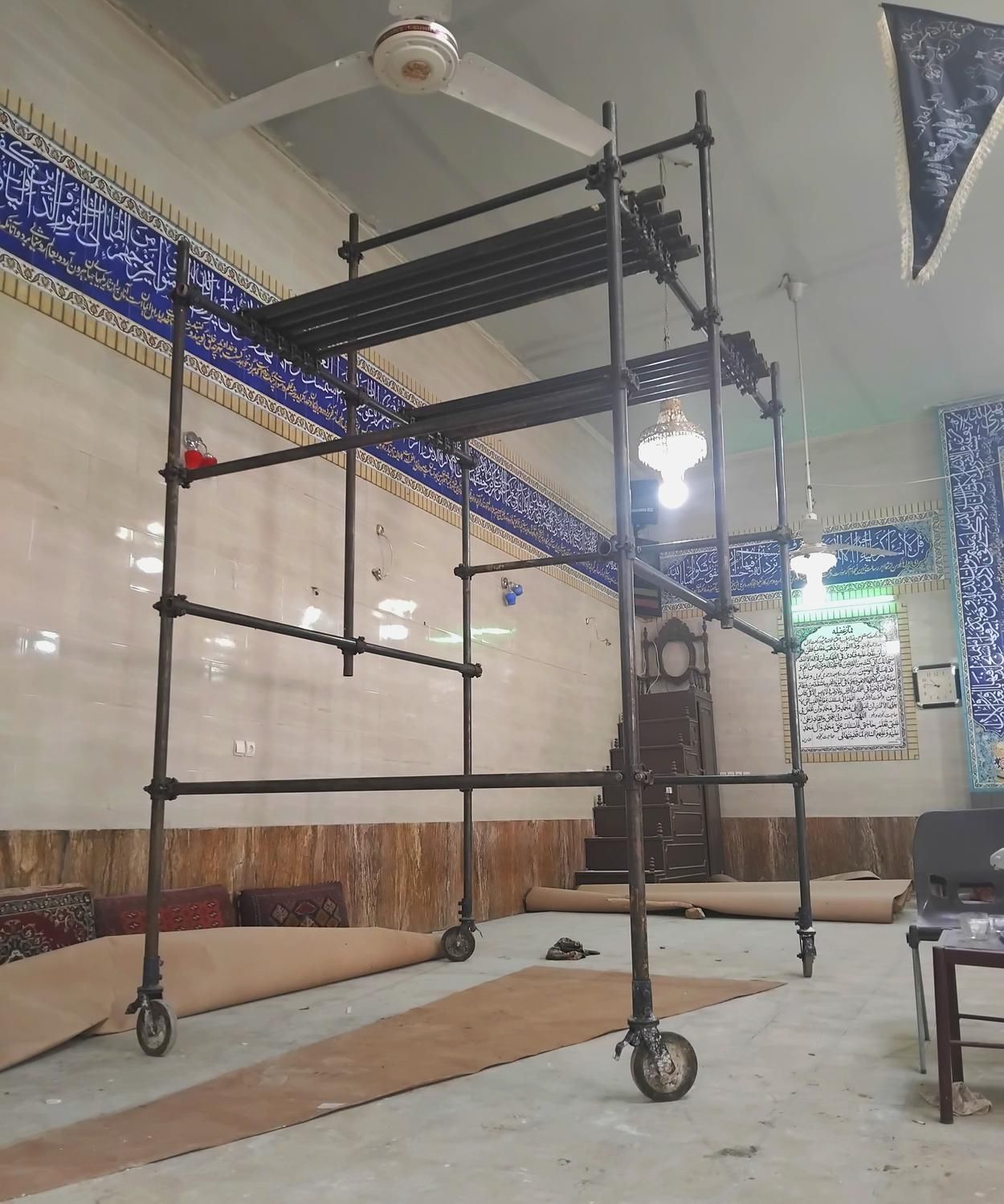 نصب و ارائه انواع داربست و چادر مجالس پارس|خدمات پیشه و مهارت|همدان, |دیوار