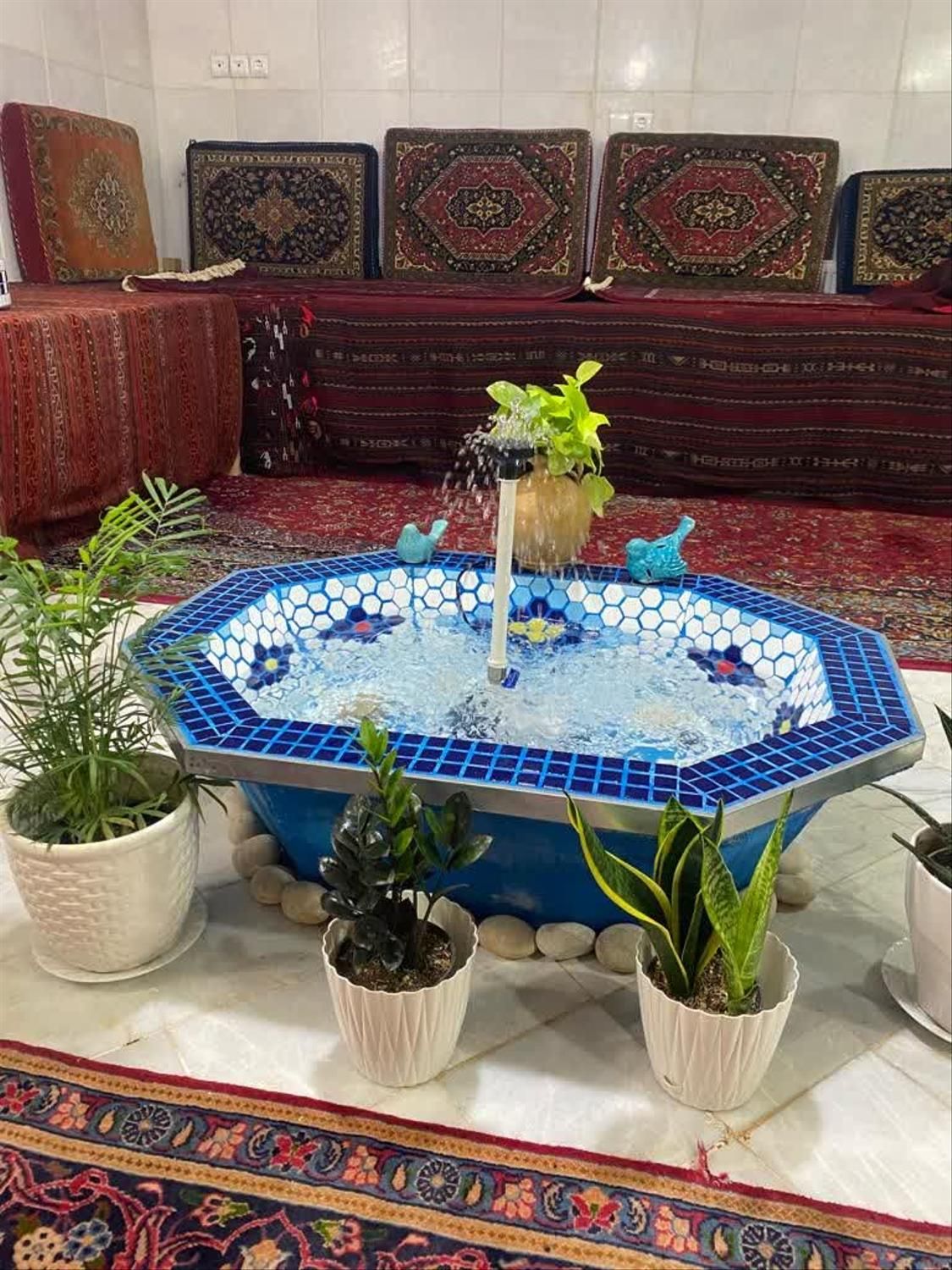 حوض و آبنما سنتی مجلل|مصالح و تجهیزات ساختمان|قم, کوه سفید|دیوار