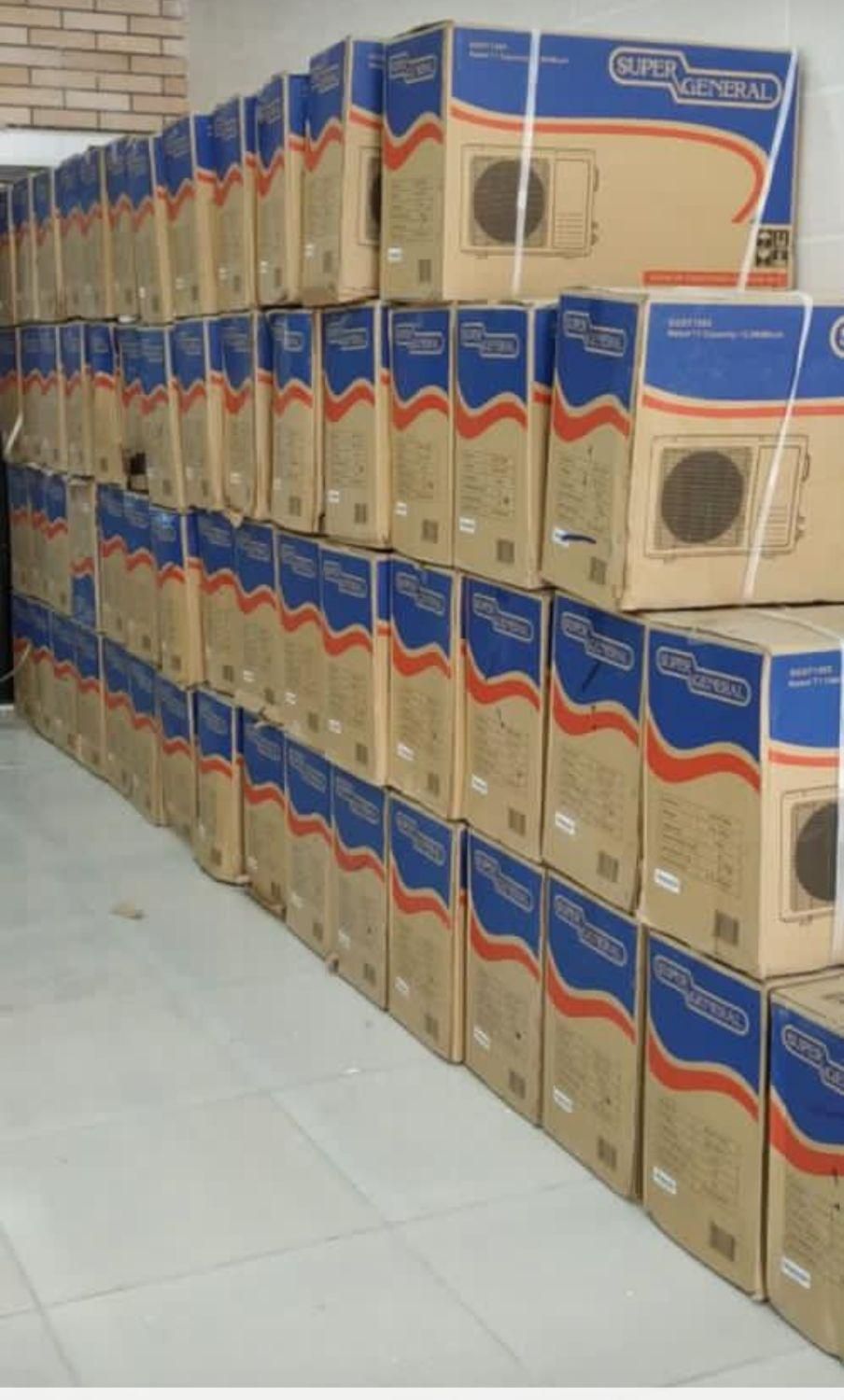 کولر دوتیکه گازی ایستاده دیواری سوپر جنرالGNR32GWN|کولر گازی و فن‌کوئل|اهواز, زیتون کارمندی|دیوار