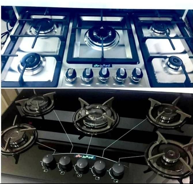 اجاق گاز صفحه ای شیشه ۵شعله رز گاز مدل cooker|اجاق گاز و لوازم برقی پخت‌وپز|رشت, رشتیان|دیوار