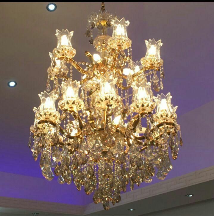 لوستر برنز درباری تولیدوپخش برنزکنارسالنی برنزی|لوستر و چراغ آویز|قم, نیروگاه|دیوار