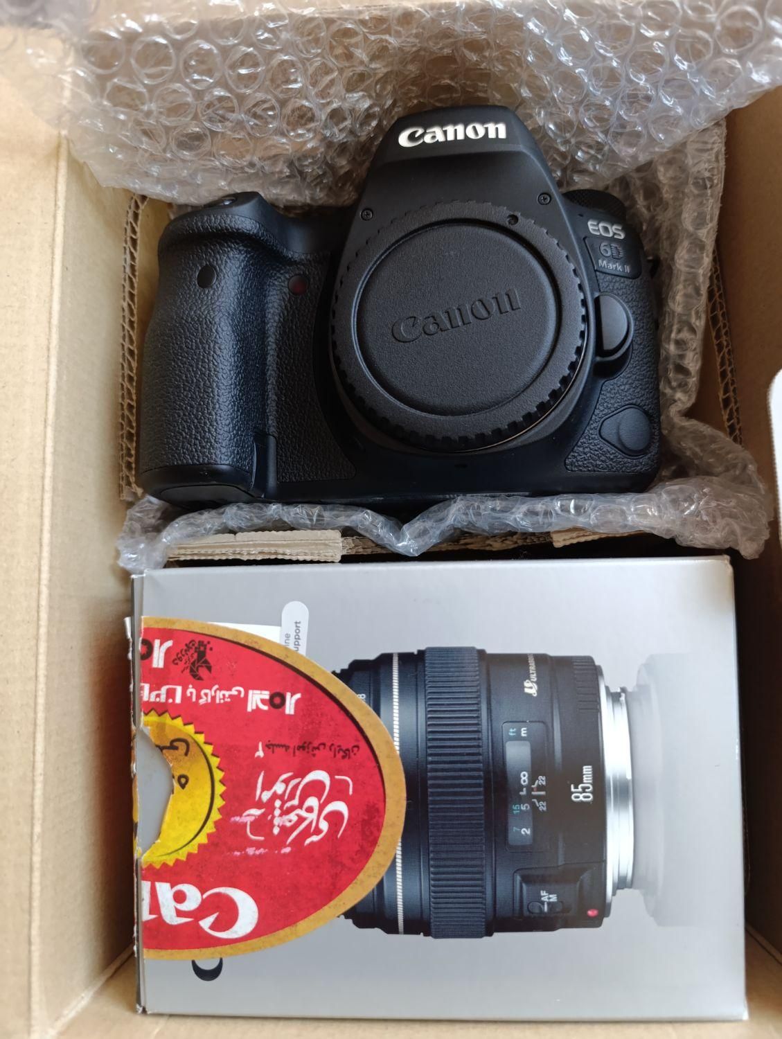 دوربین عکاسی canon 6d ll و لنز85 فیکس|دوربین عکاسی و فیلم‌برداری|تهران, مجیدیه|دیوار