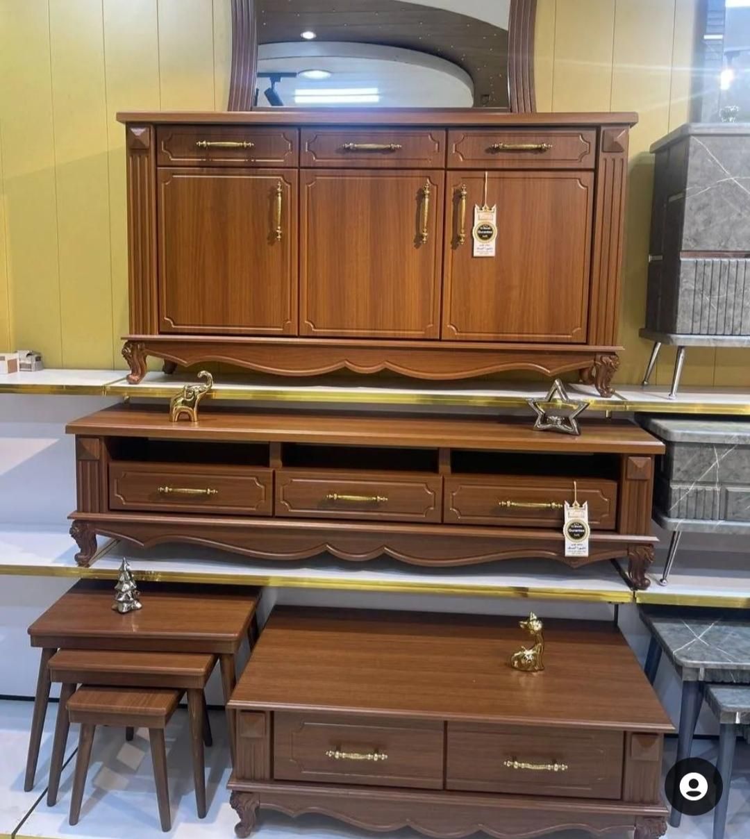 کنسول و میزتلویزیون ساردین چوب راش|بوفه، ویترین، کنسول|همدان, |دیوار