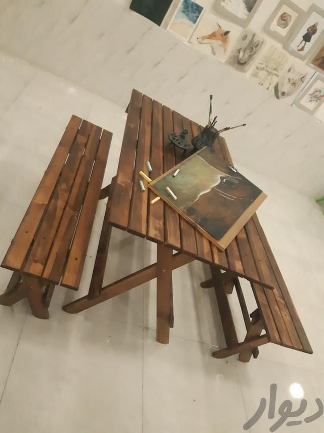 میز و صندلی چوبی کافیشاپ|میز و صندلی غذاخوری|مشهد, فدک|دیوار