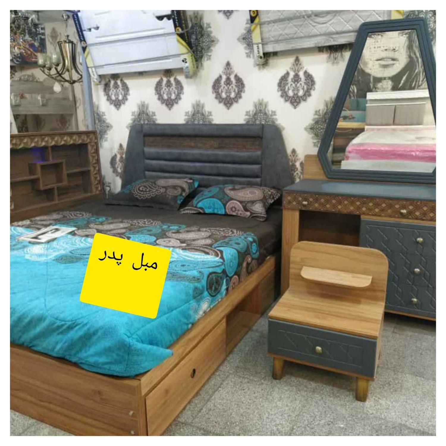 سرویس خواب پارچه کارن869|تخت و سرویس خواب|رشت, رودبارتان|دیوار