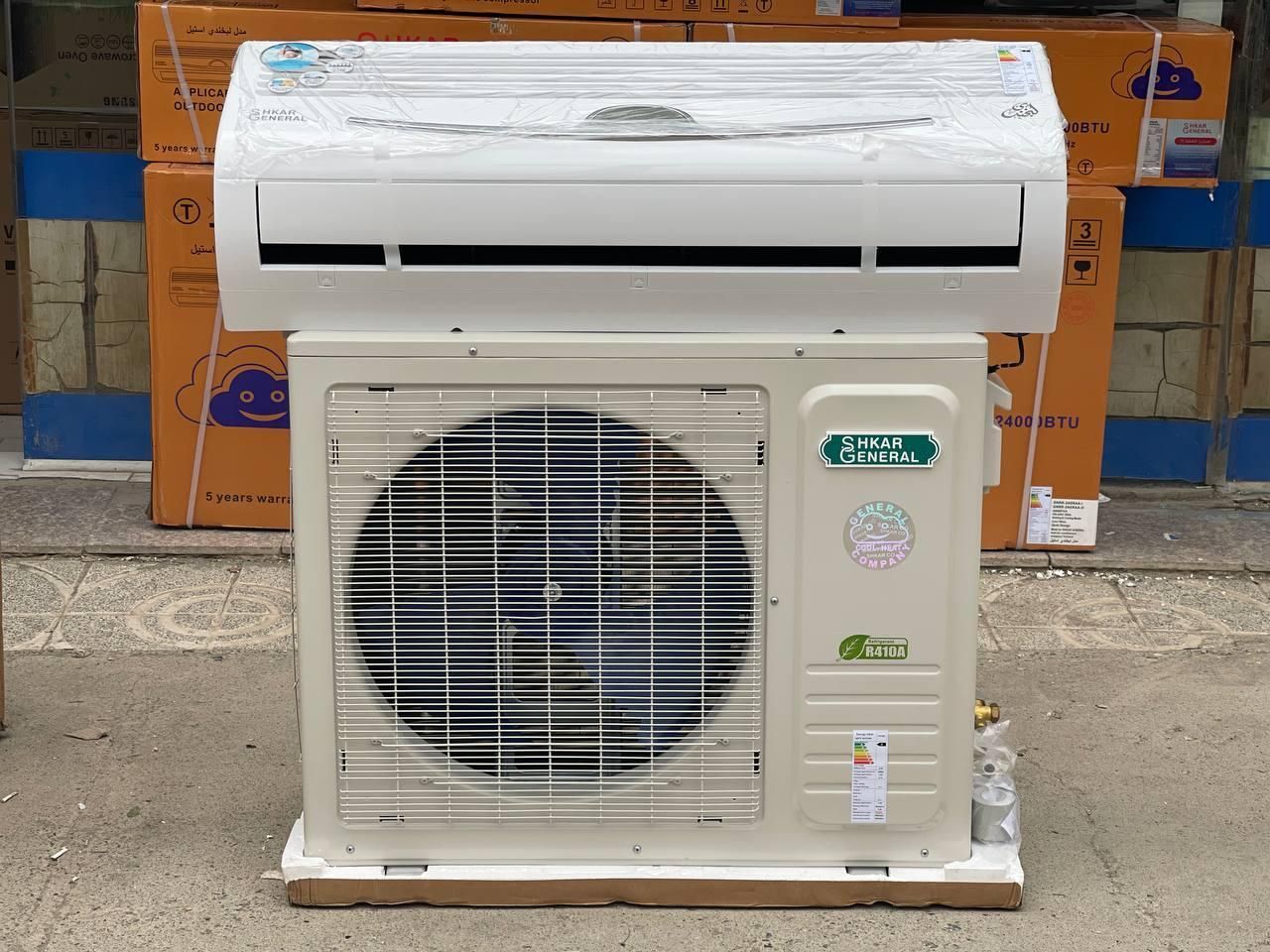 کولر گازی ۱۲هزار جنرال شکارلبخندی مدل GNRR12GRAA|کولر گازی و فن‌کوئل|تبریز, |دیوار