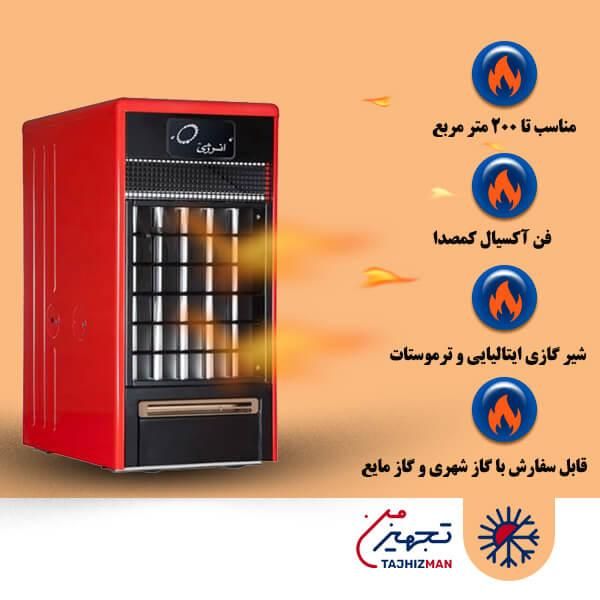 هیتر بخاری گازی فن دار انرژی مدل 625|بخاری، هیتر، شومینه|تهران, بازار|دیوار