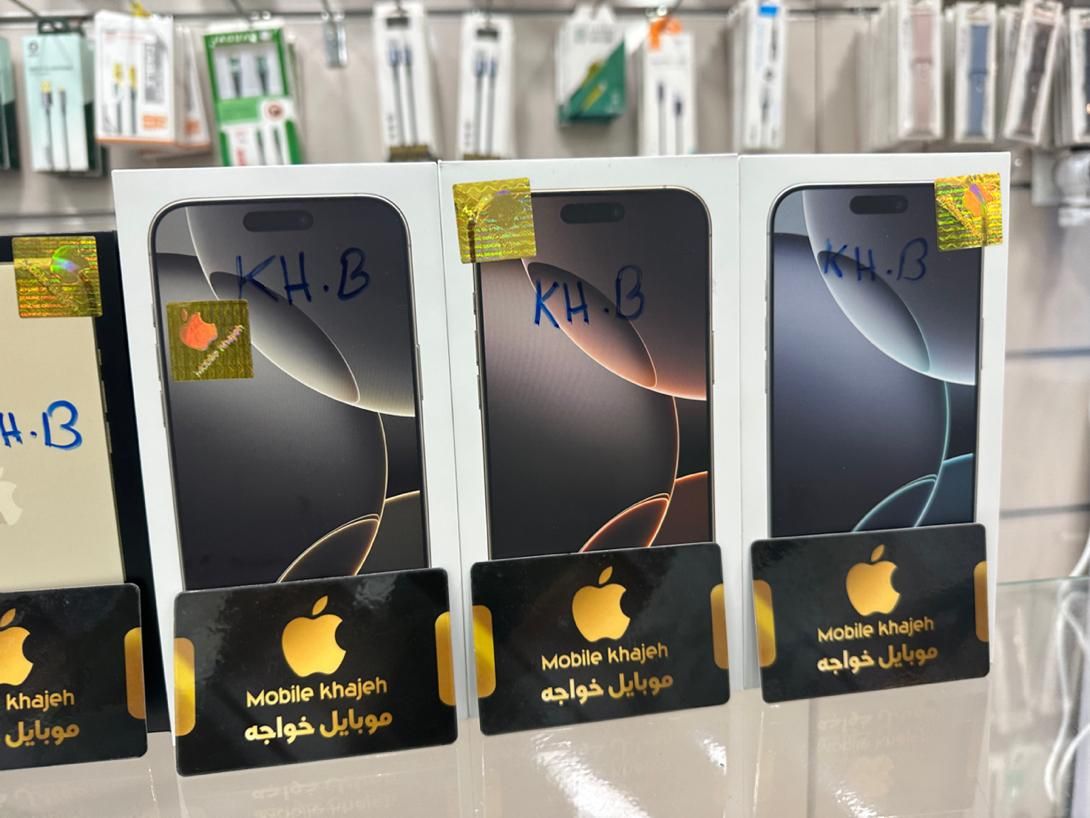 اپل iPhone 16 Pro Max با حافظهٔ ۲۵۶ گیگابایت ch|موبایل|بوشهر, |دیوار