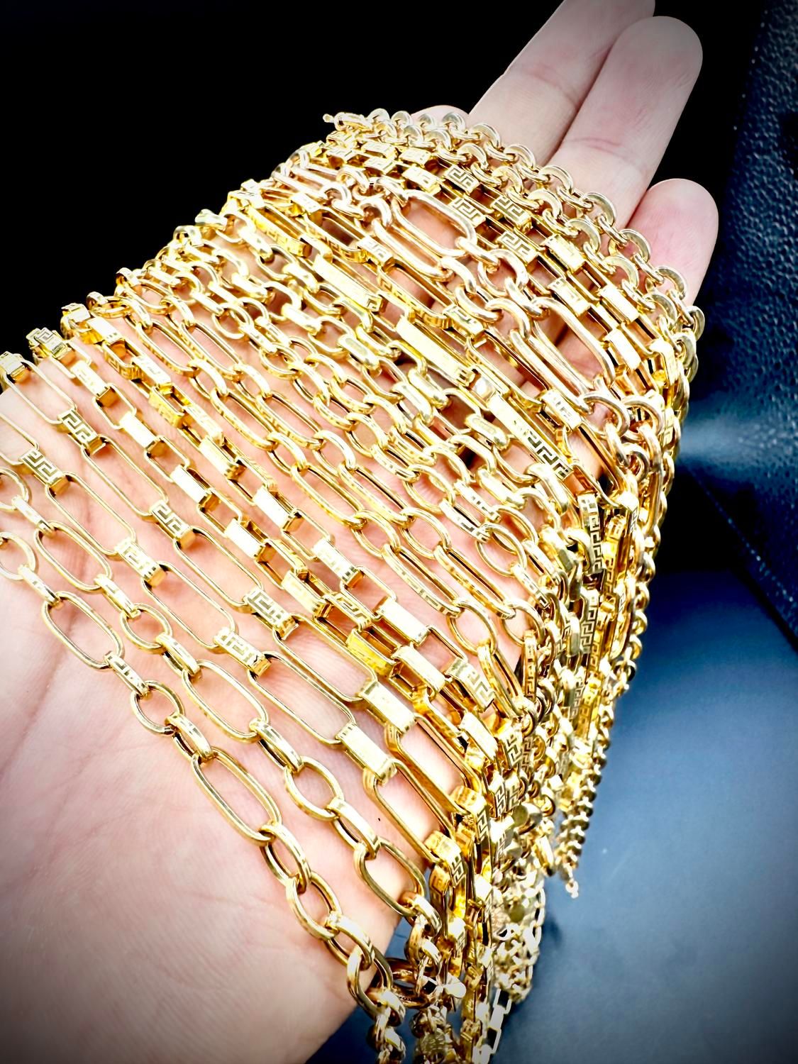 زنجیر ورساچ 11/080گرم طلا بدون اجرت|جواهرات|تهران, شهرک ولیعصر جنوبی|دیوار