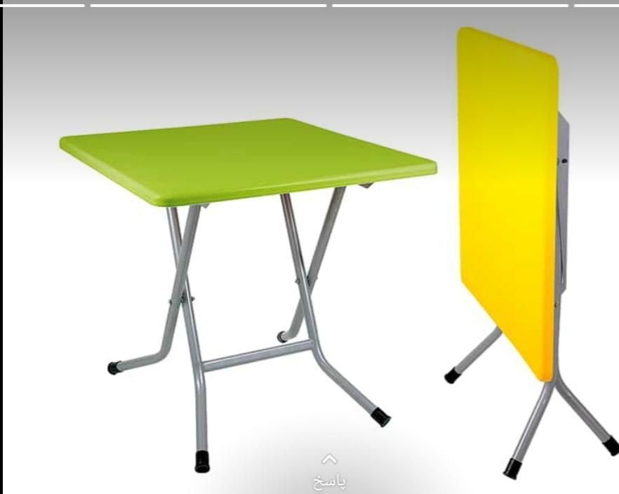 میز ناهارخوری صندلی پلاستیکی پایه فلزی تاشو|میز و صندلی غذاخوری|تهران, خرمشهر|دیوار