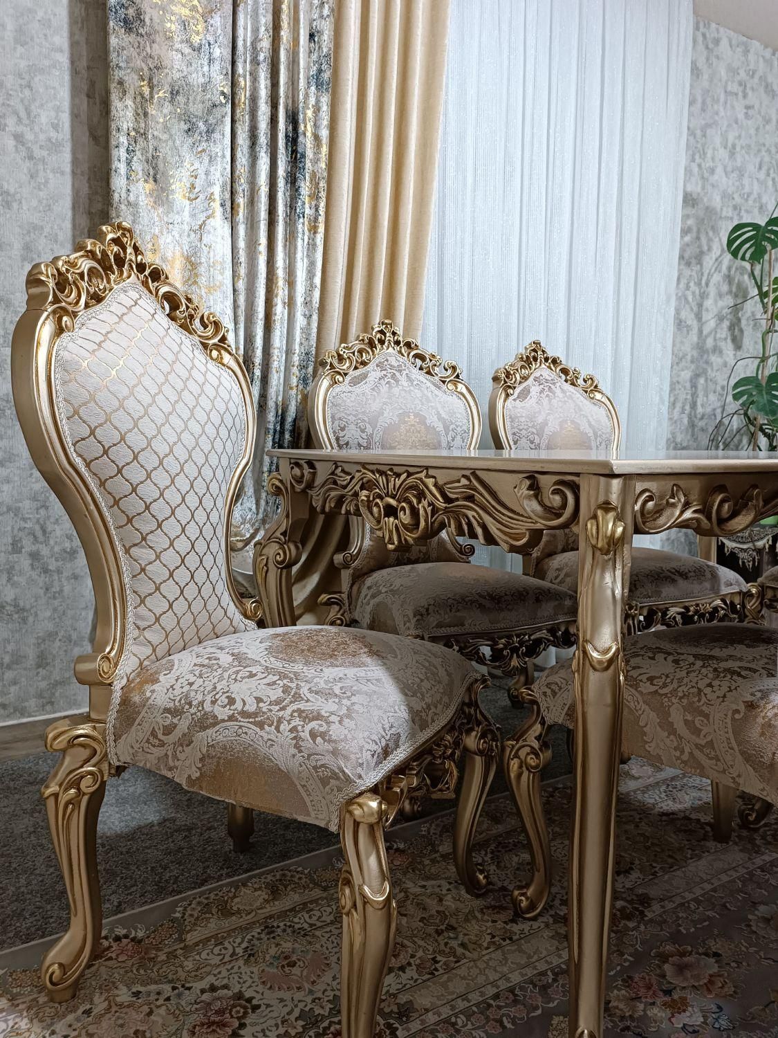 مبل سلطنتی ۷نفره چراغان|مبلمان خانگی و میز عسلی|تهران, یافت‌آباد|دیوار