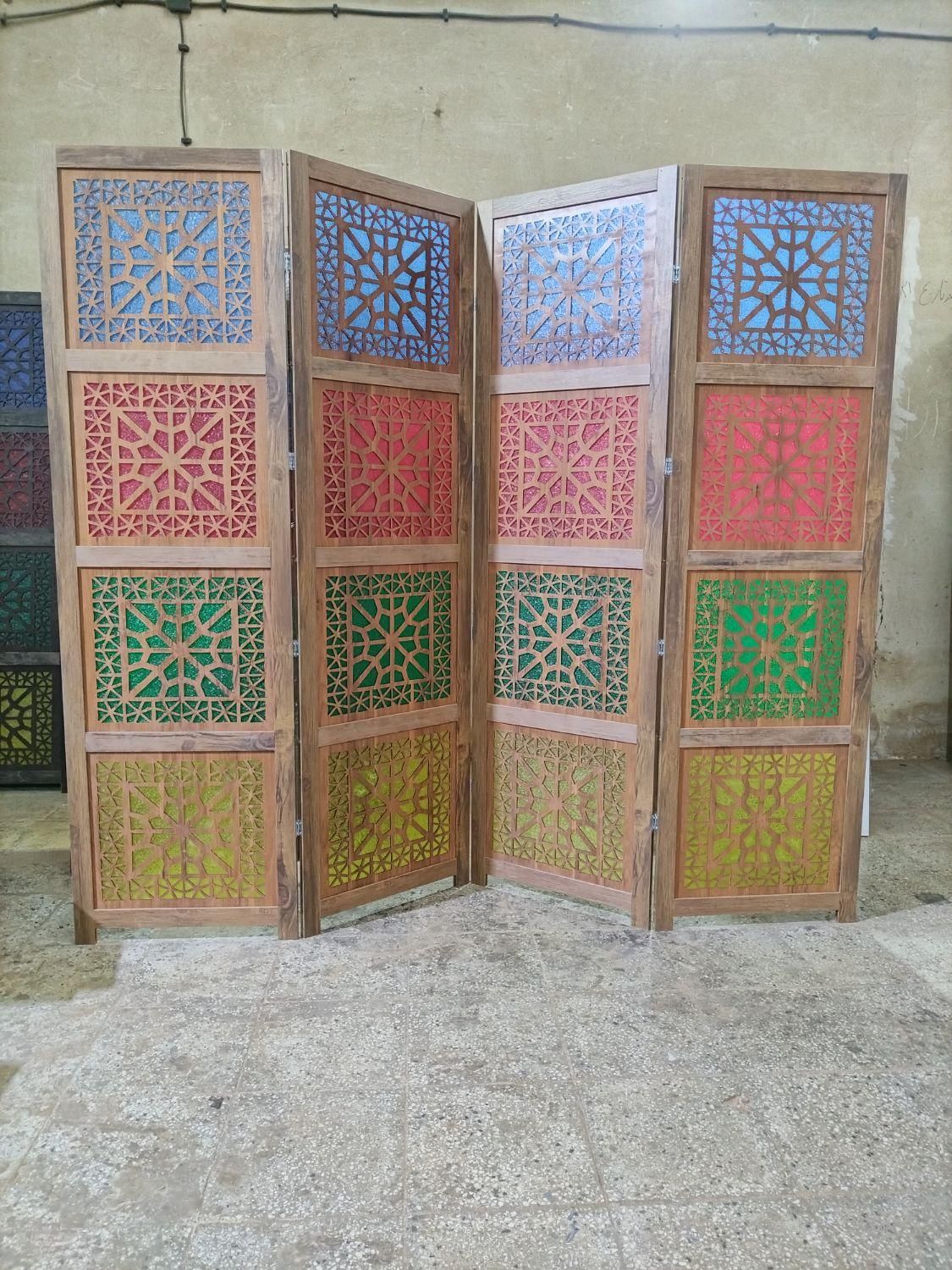 طلق دار پاراوان رنگی جدا کننده پارتیشن عرض 55|صنایع دستی و سایر لوازم تزئینی|تهران, خاوران|دیوار