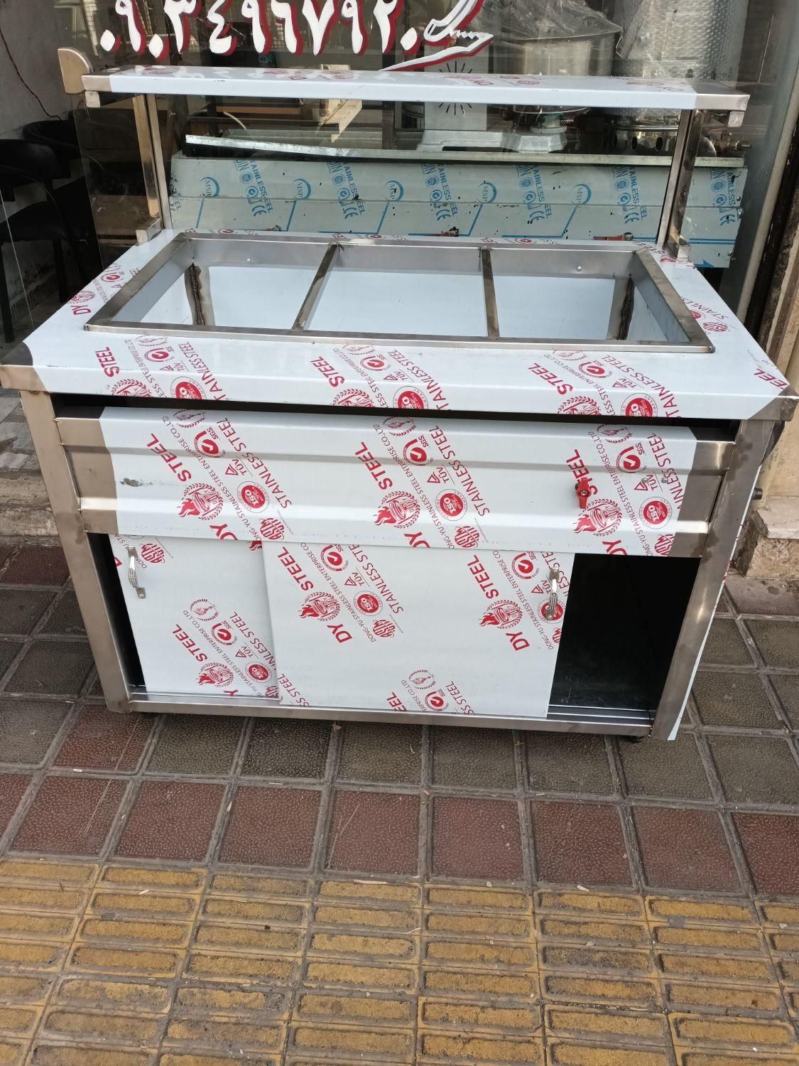 وان رستوران استیل*سینک ظرفشویی صنعتی پایه دار|کافی‌شاپ و رستوران|خاوران, |دیوار