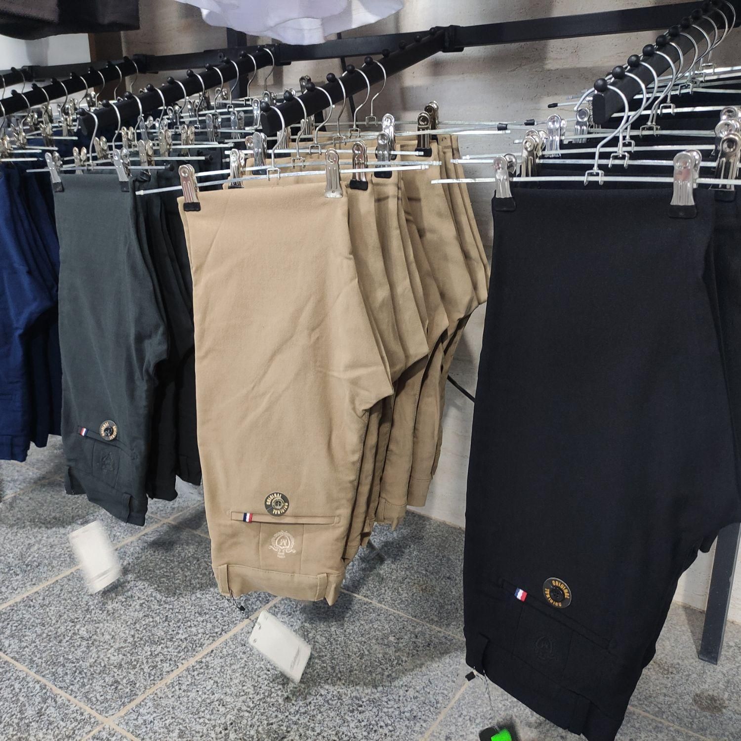 شلوار کتان پارچه ای اسپرت تمام کشی مردانه کد 111|لباس|کرمان, |دیوار