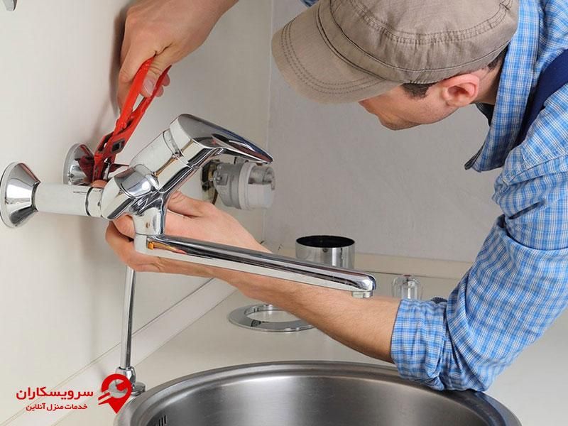 نصب شیرآلات منزل روشوی کابینتی کهریزک وباقرشهر|خدمات پیشه و مهارت|کهریزک, |دیوار