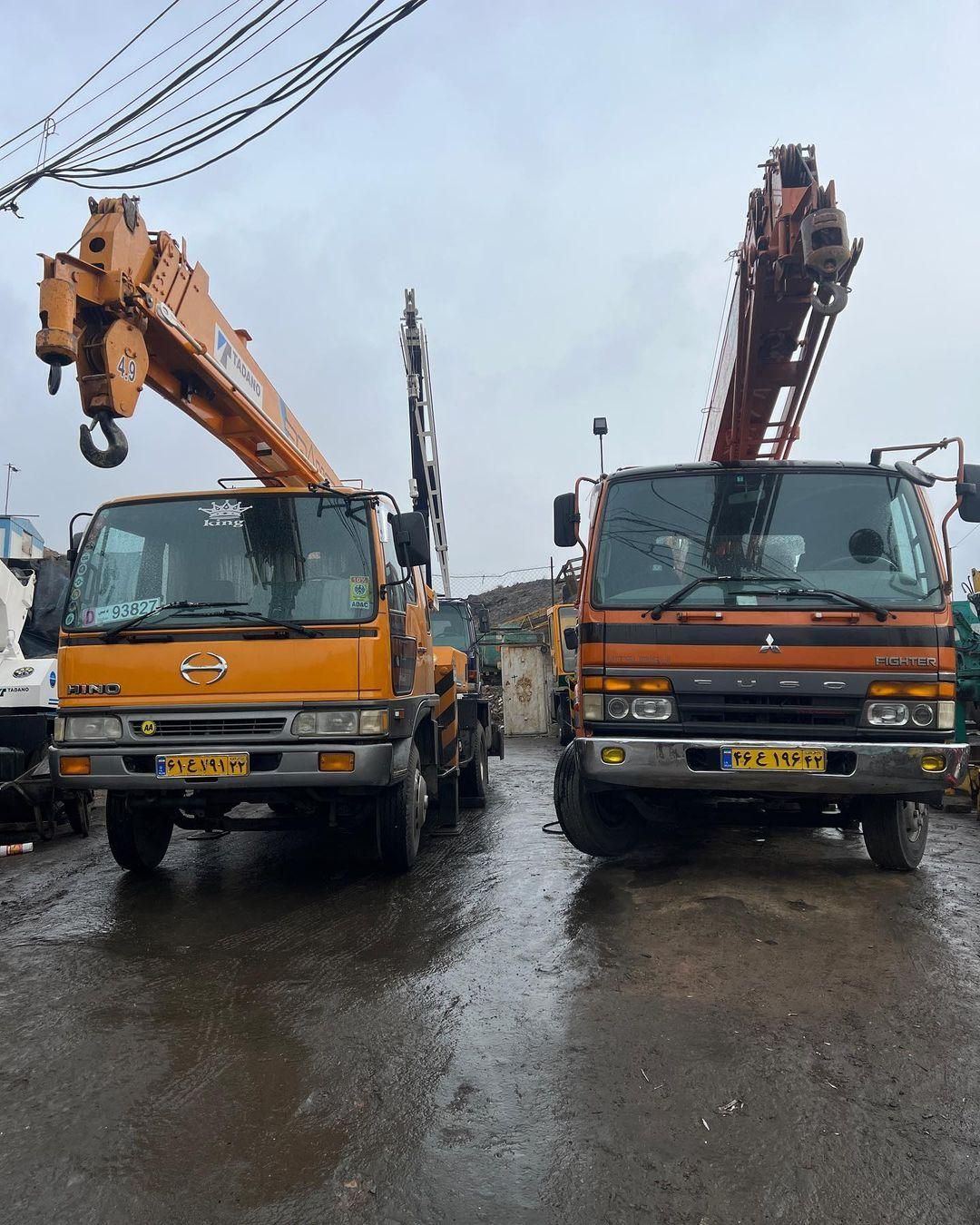 جرثقیل ۷تنی دکل بلند ۲۷متری بارگیری|خدمات حمل و نقل|ارومیه, |دیوار