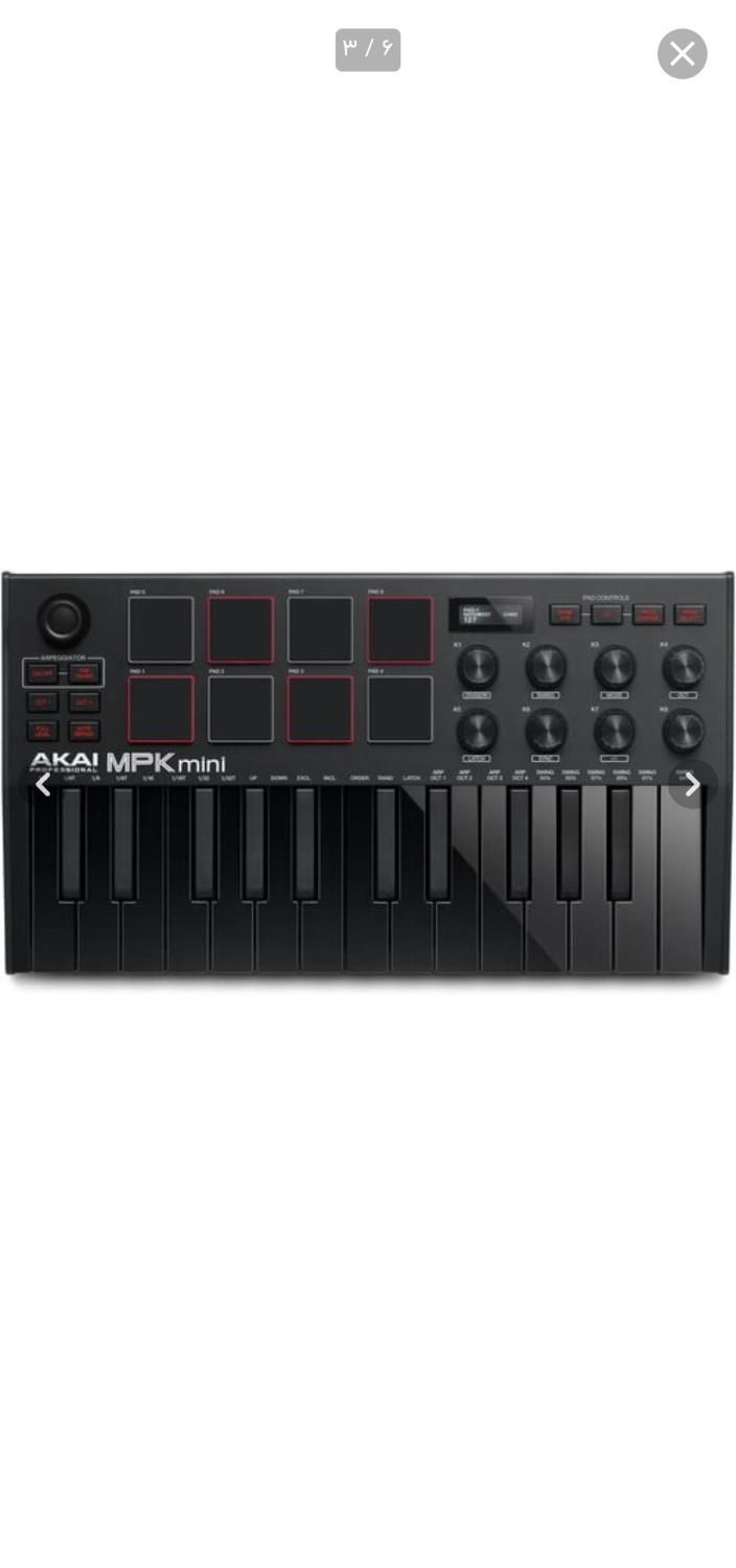 midi controller mpk mini akai کاملا نو نو نو نو نو|پیانو، کیبورد، آکاردئون|پردیس, |دیوار