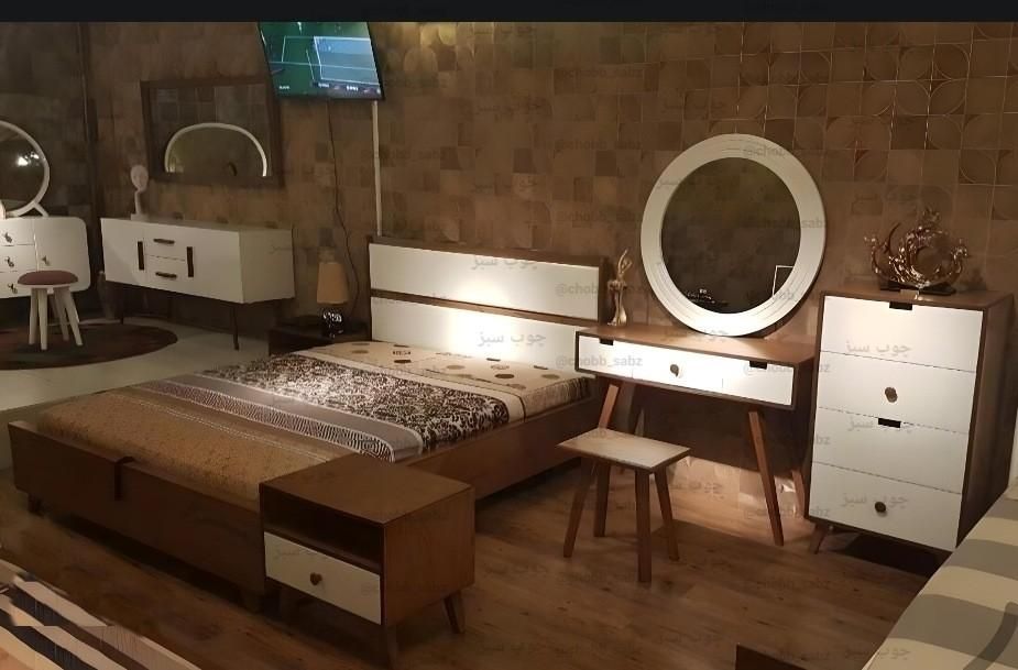 سرویس خواب مدل هِلما|تخت و سرویس خواب|قروه, |دیوار