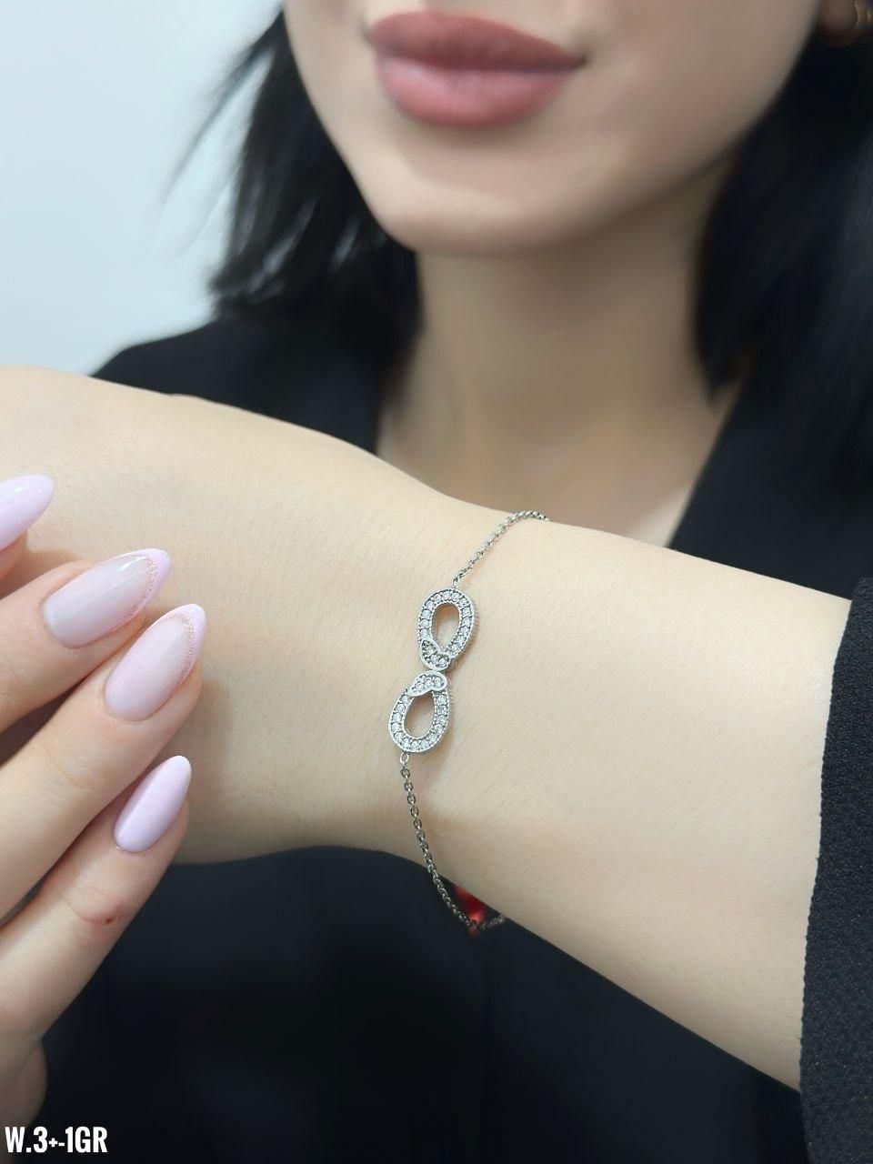 دستبند گلبرگ نقره برگ زیتون جواهری کادو خاصjewel-6|بدلیجات|تبریز, |دیوار