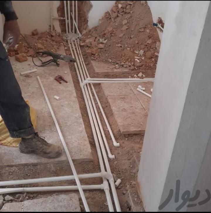 نصب شیرآلات و لوله کشی آب وفاضلاب|خدمات پیشه و مهارت|قم, نیروگاه|دیوار