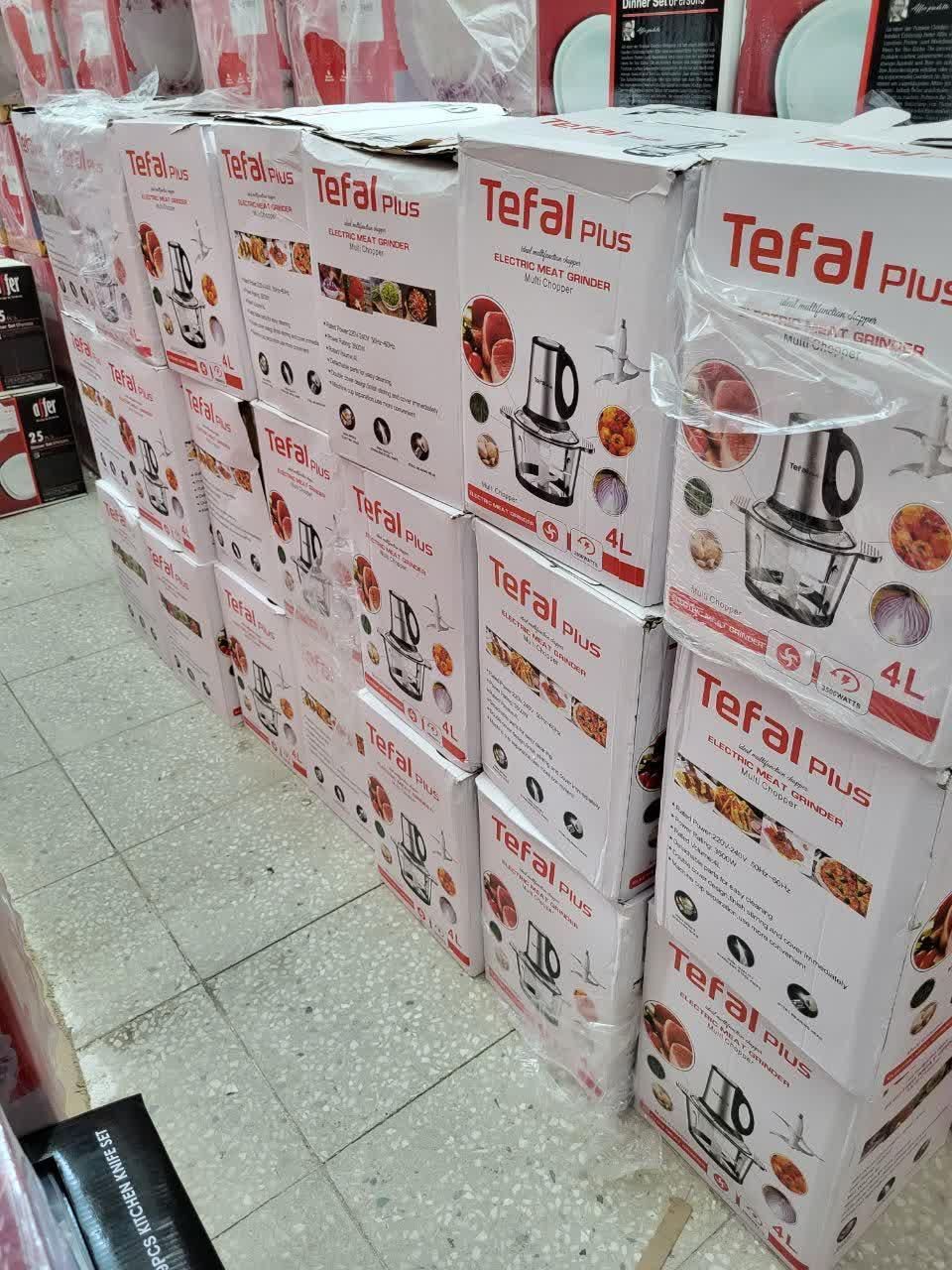 غذاساز 4لیتری 4تیغه 3موتوره تِفال پلاس خردکن ژاپنی|خردکن، آسیاب، غذاساز|یزد, |دیوار