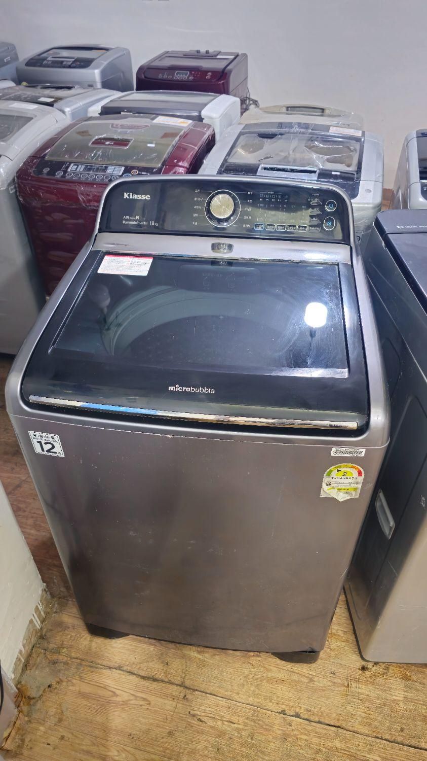 ماشین لباسشویی ۱۸ کیلویی اصل کره‌|ماشین لباسشویی و خشک‌کن لباس|اهواز, سپیدار|دیوار