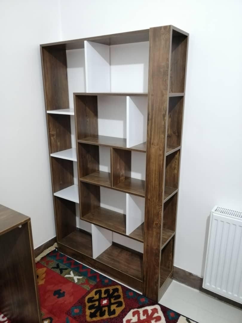 کتابخانه طرح آریا|کتابخانه، شلف، قفسه‌های دیواری|شیراز, تندگویان|دیوار
