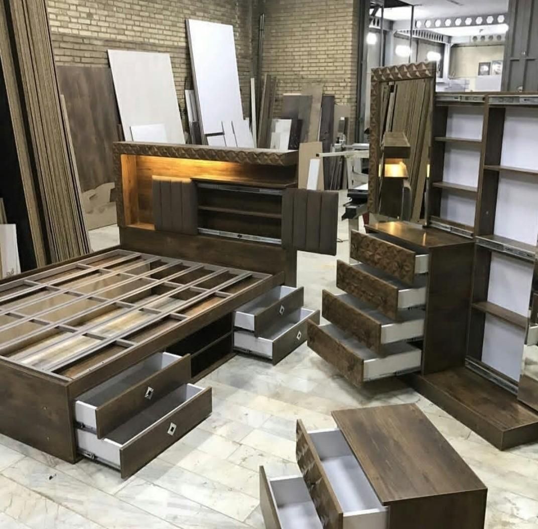 فروش قسطی سرویس خواب هرم|تخت و سرویس خواب|رشت, جانبازان|دیوار