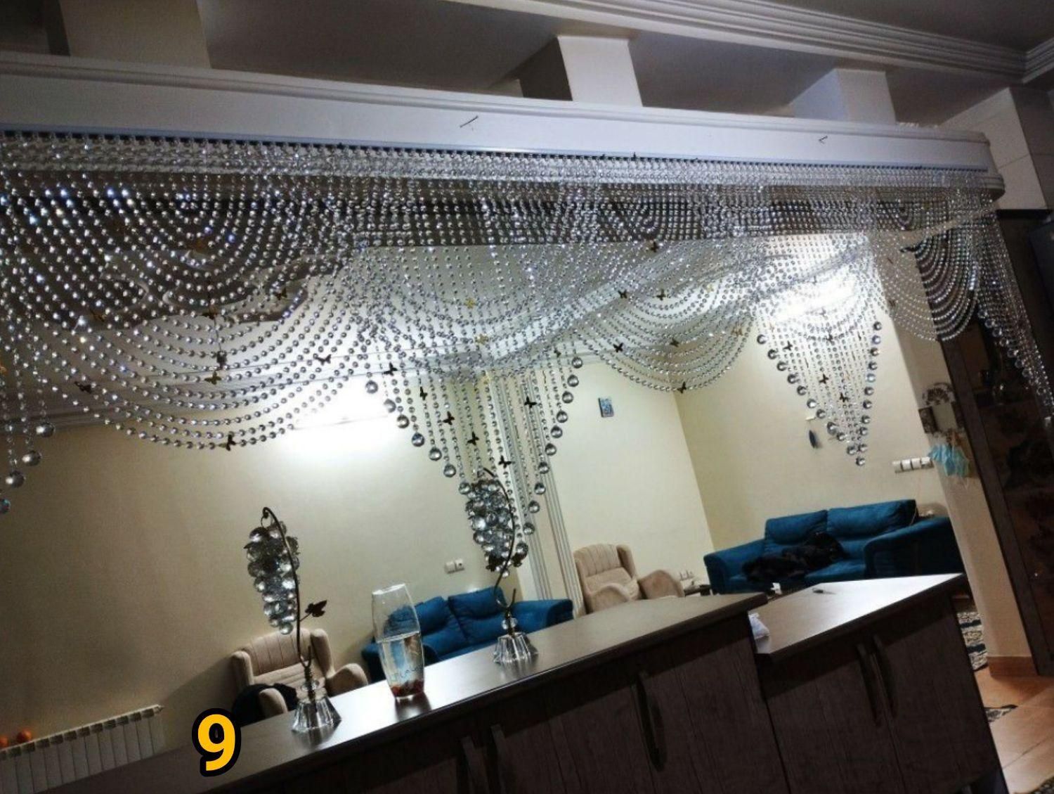 پرده لوستری|پرده، رانر، رومیزی|بیرجند, |دیوار